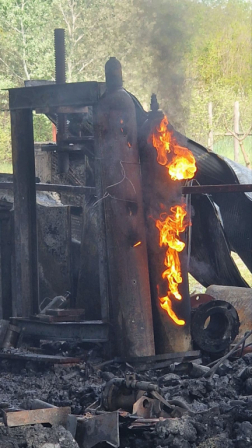 Tűz Zákányszéknél